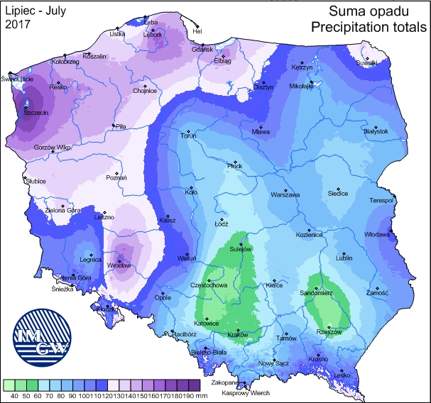 Temperatura I Opady W Lipcu 2017 Roku Pawel Lenart